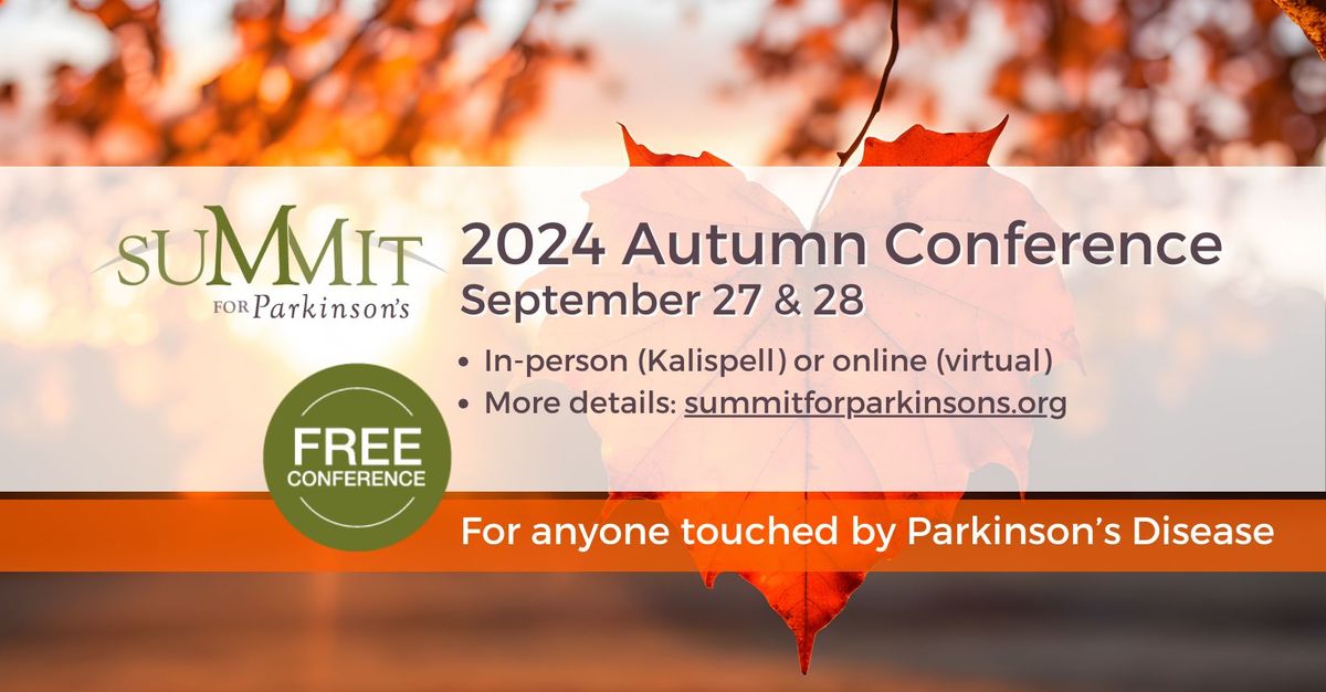 2024 Autumn Conference - Summit for Parkinson's (free)