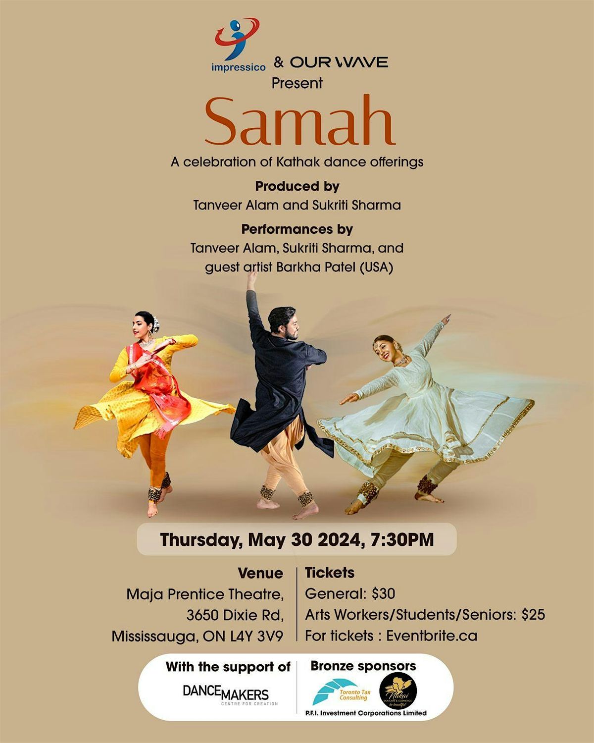 Samah : A celebration of Kathak dance offerings