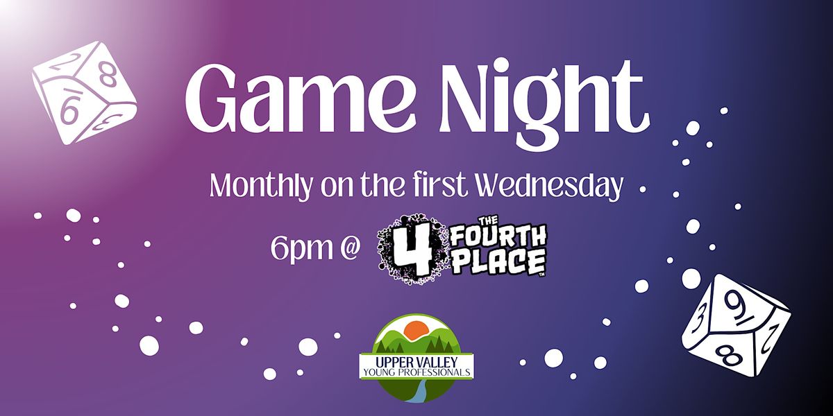 UVYP Monthly Game Night @ The Fourth Place