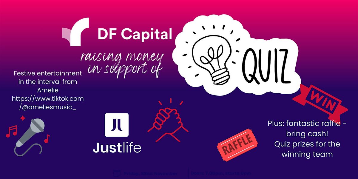 Justlife Fundraising Quiz!