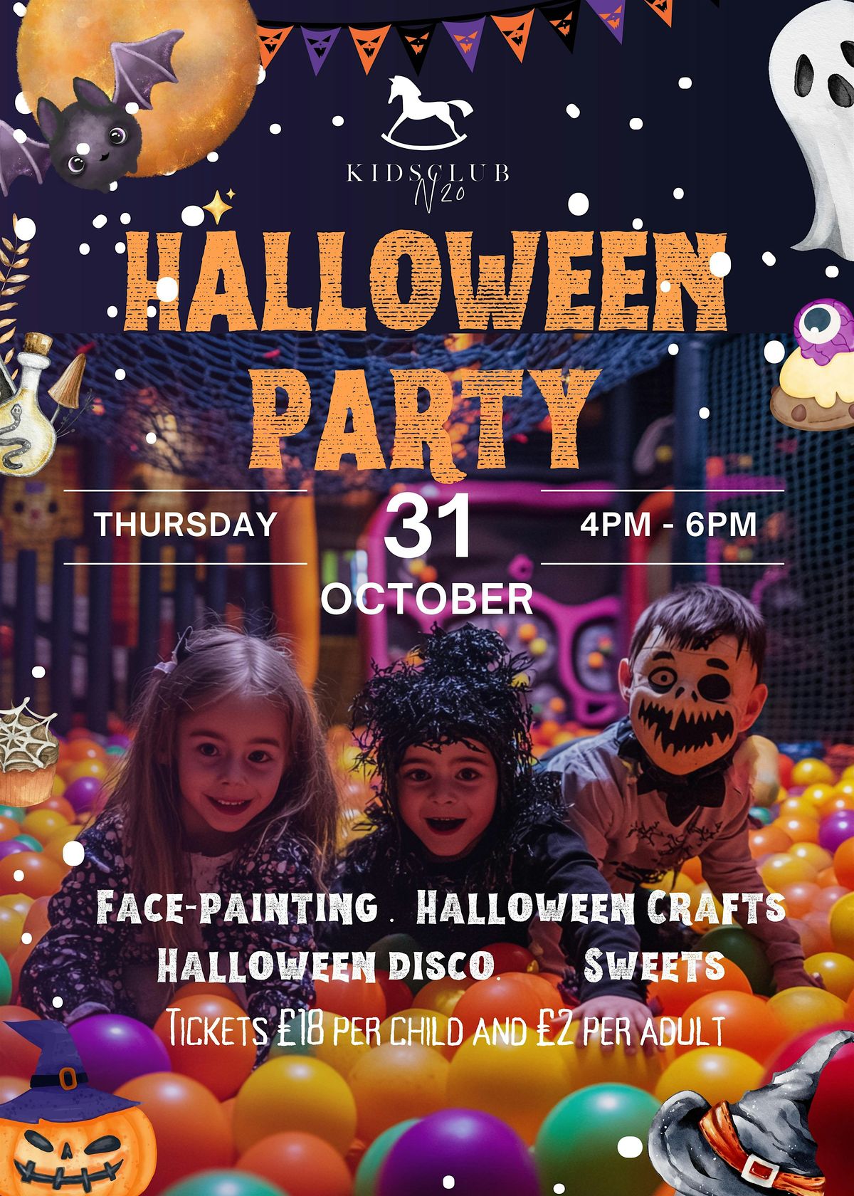 Join Us for a Spooktacular Halloween Party at N20 KidsClub!