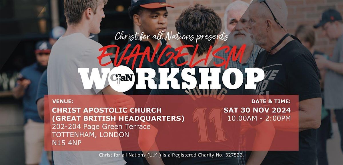 Christ for all Nation Evangelism Workshop