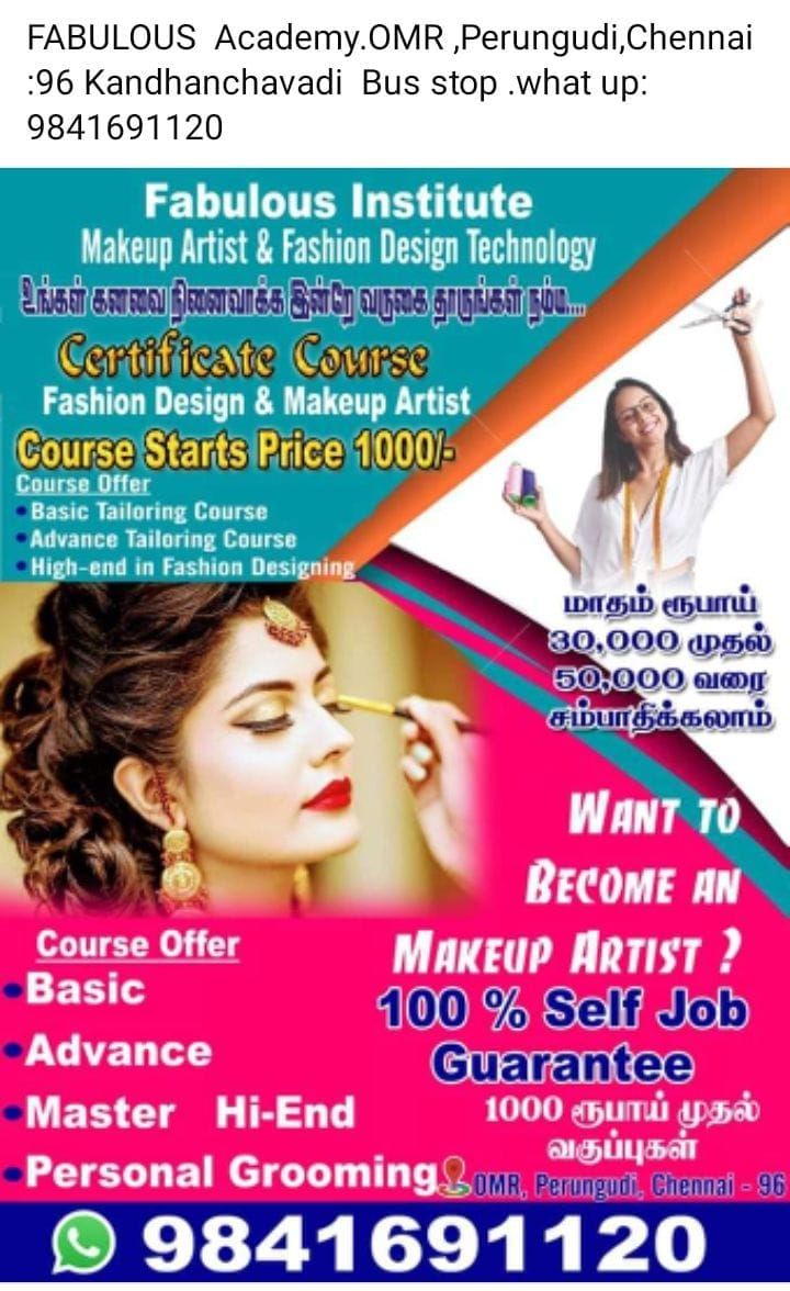 FABULOUS Academy Makeup Artist & Fashion Design Technology