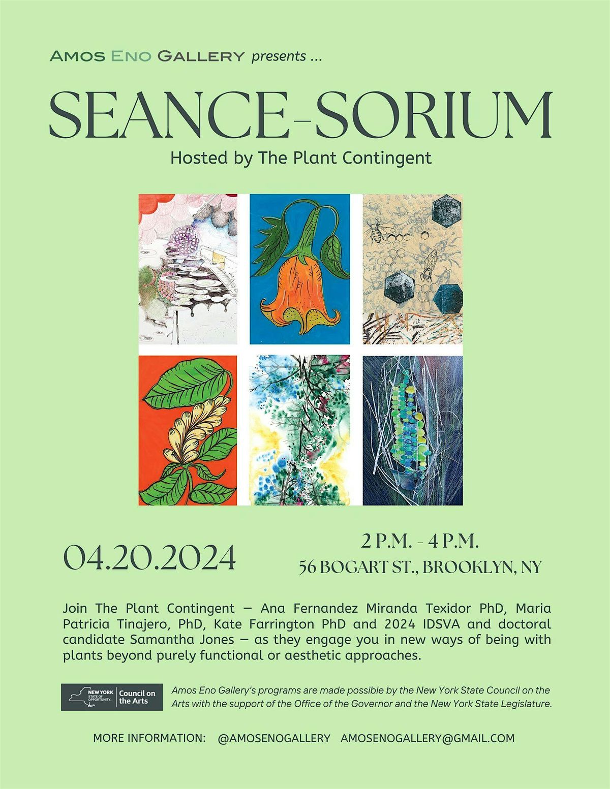 Seance-sorium, hosted by the Plant Contingent