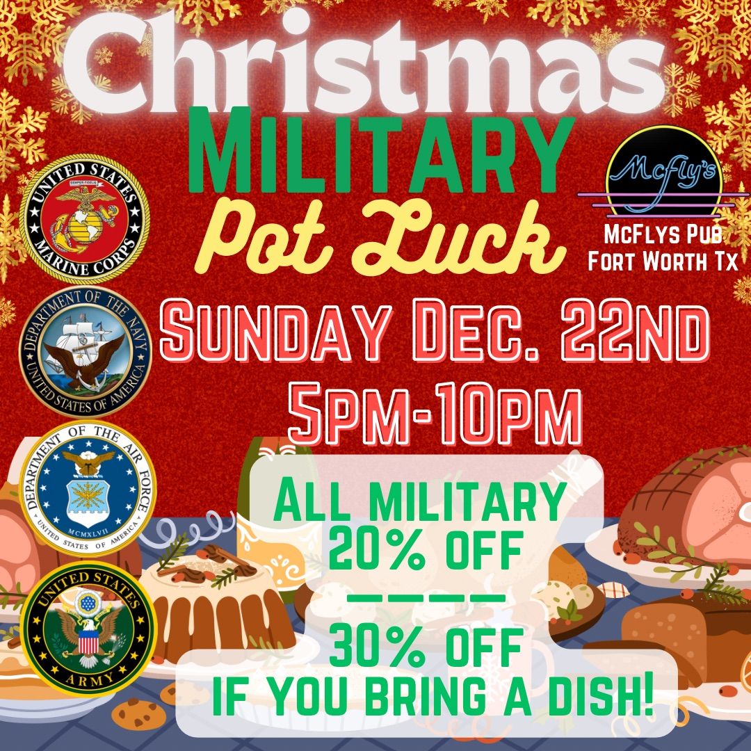 Military Christmas Potluck \ud83c\udf84