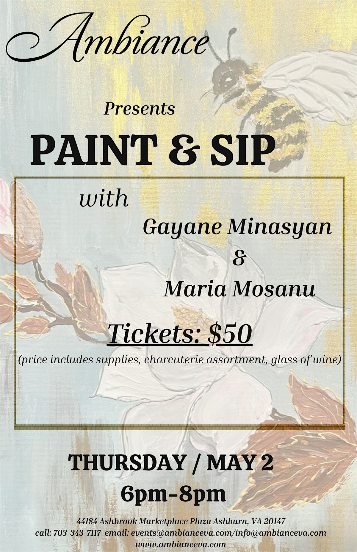 Paint & Sip Event @ Ambiance