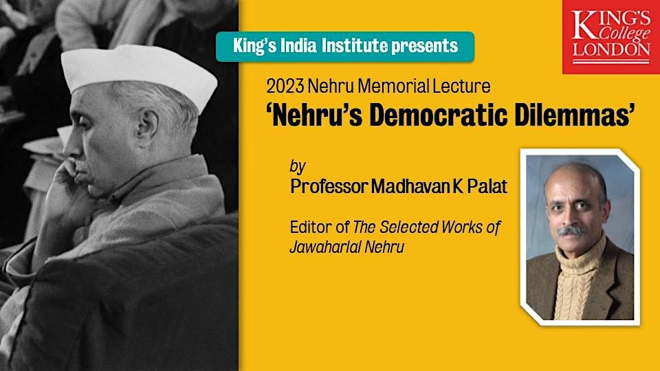 2023 Nehru Memorial Lecture by Professor Madhavan K Palat