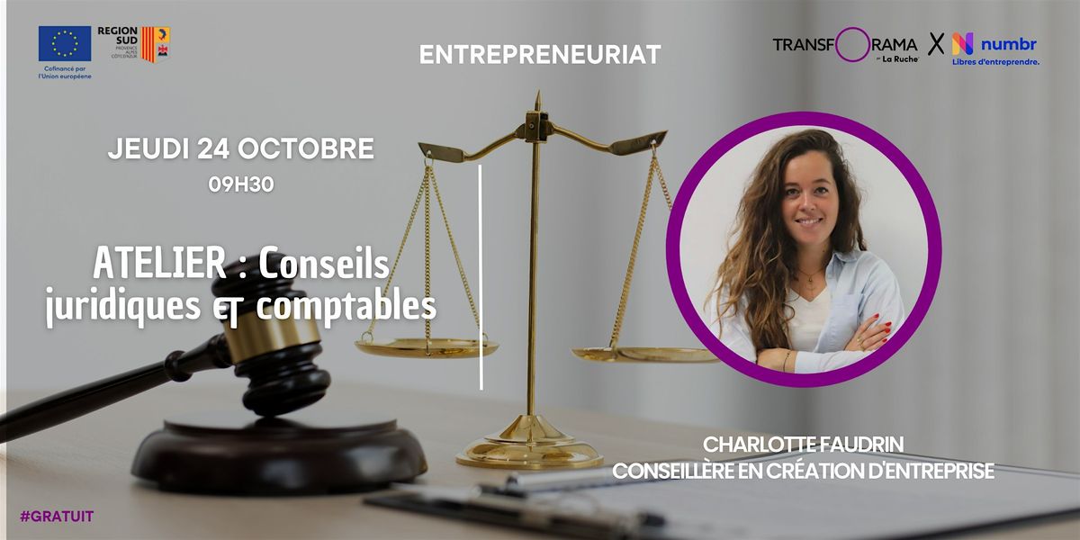 Atelier de conseils et d'informations juridiques & comptables