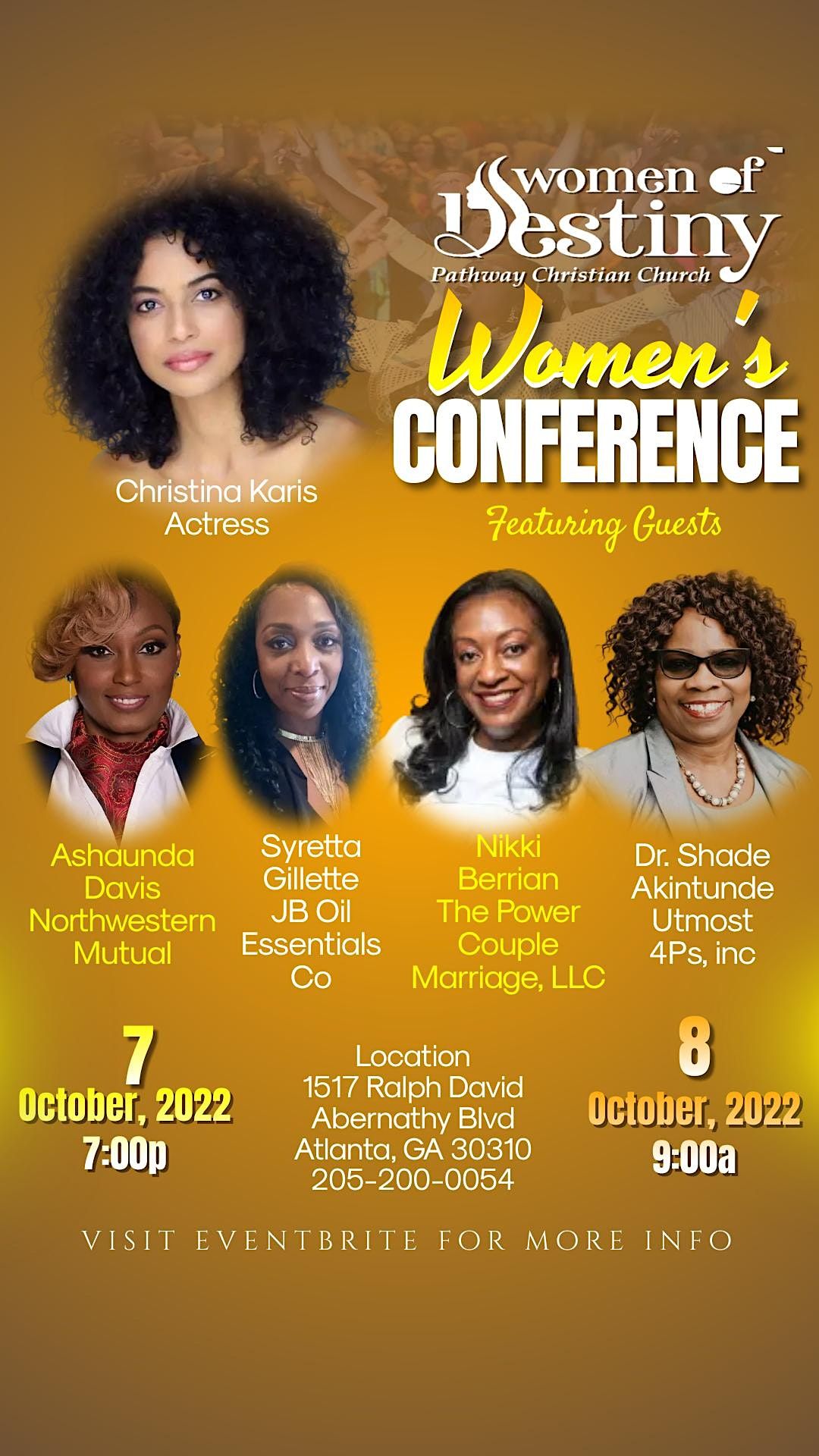 Pathway WOD Present "We Are Wonderfully Made By God" Women's Conference