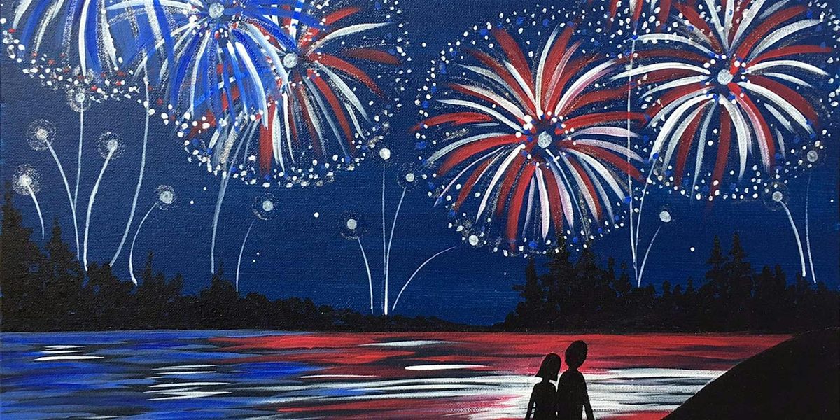 Red, White and BOOM! - Paint and Sip by Classpop!\u2122