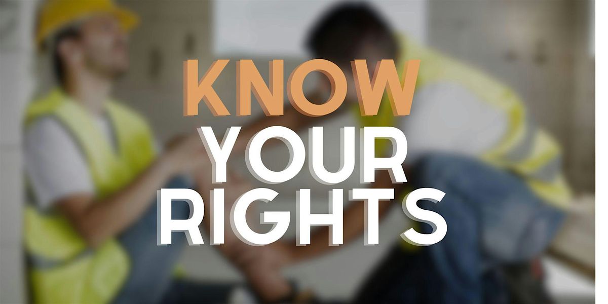 Know Your Rights! Personal Injury Workshp - HGSK Lawyers