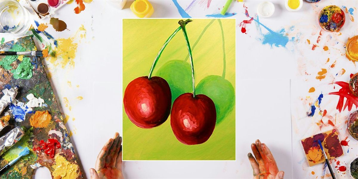 Paint and Sip - Artishouse, NY : "Cherries"