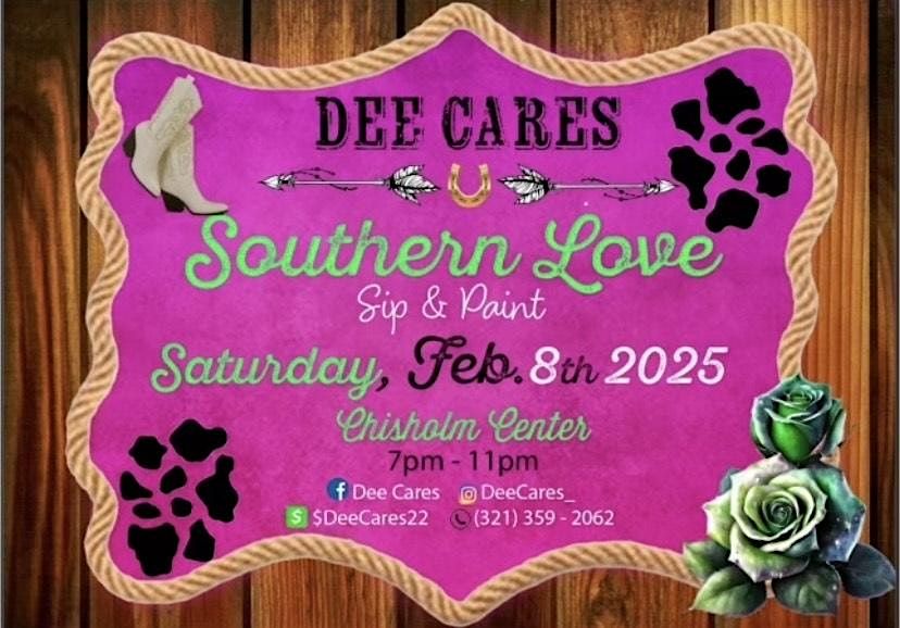 Dee Cares Southern Love Sip & Paint