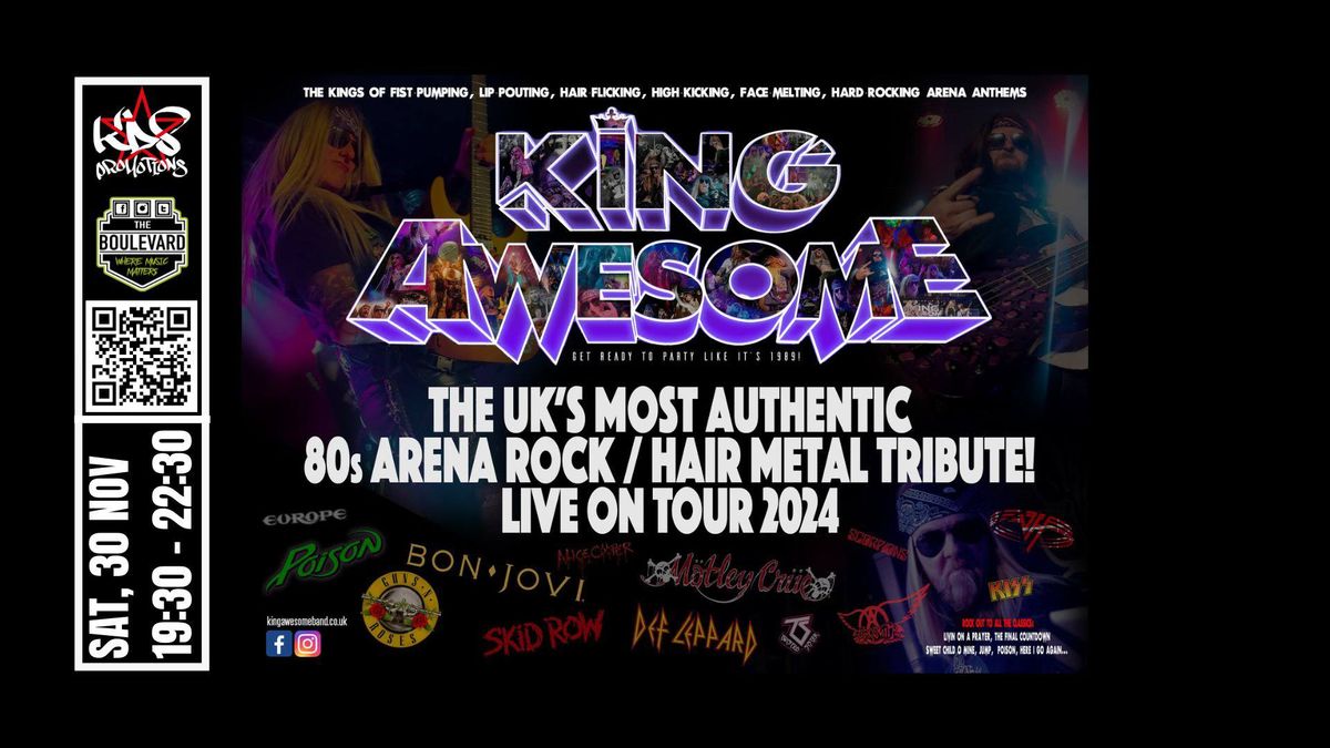 King Awesome - The Ultimate 80s Rock Tribute Band