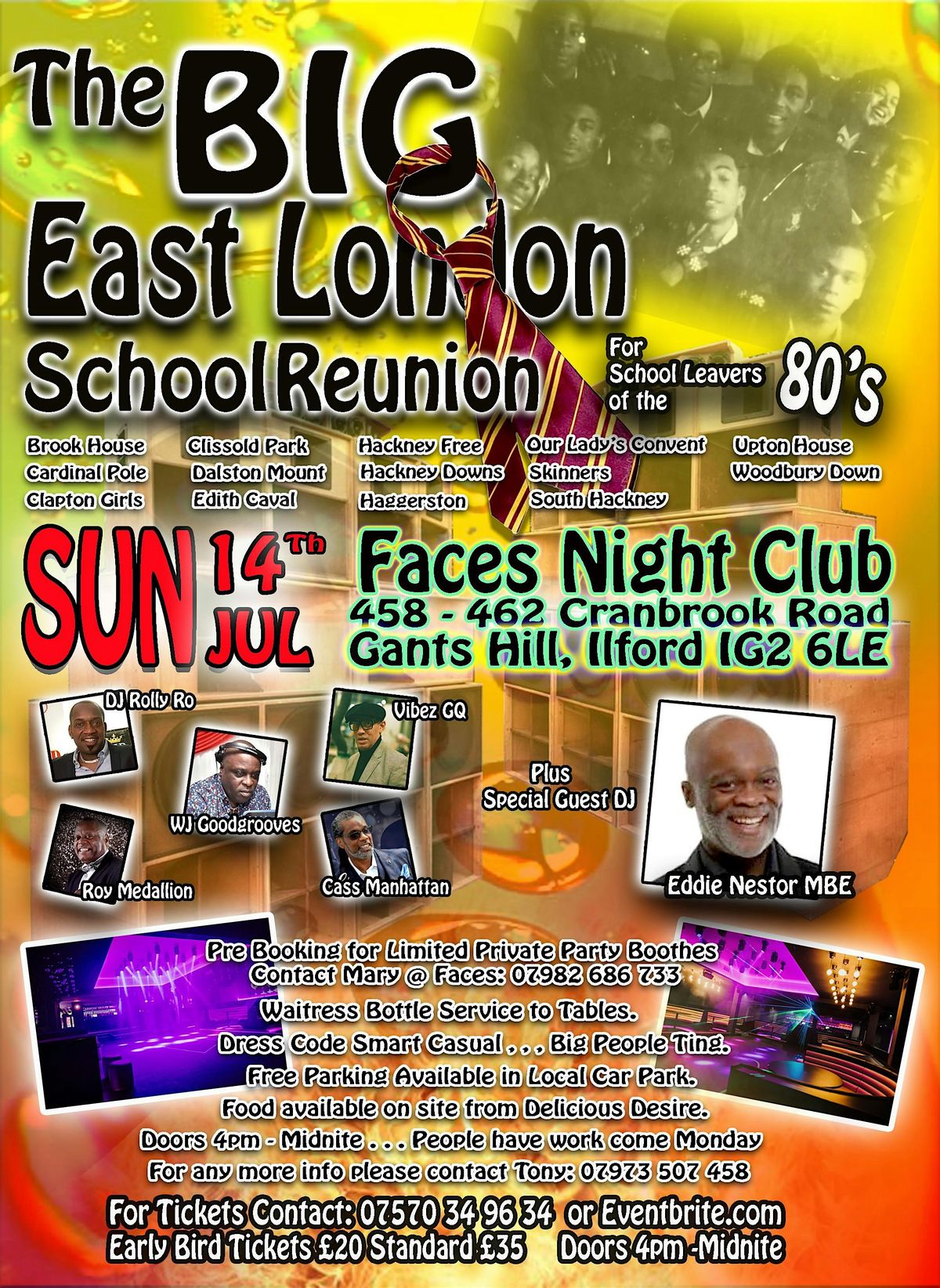 The Big East London School Reunion