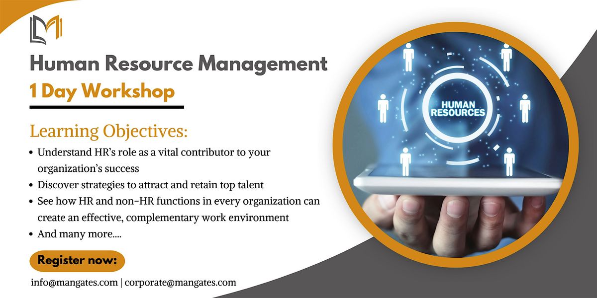 Human Resource Management 1 Day Workshop in Birmingham, AL