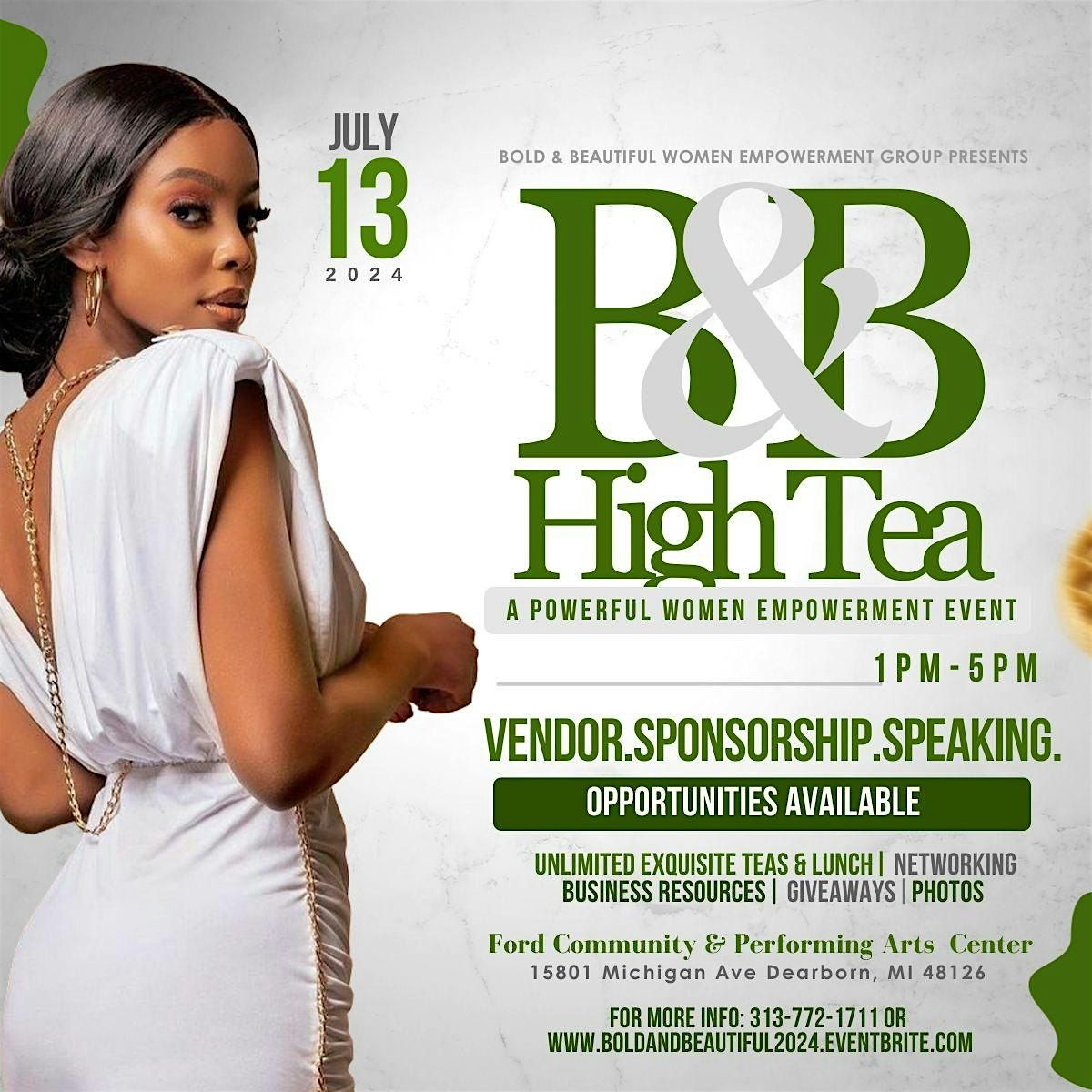 Bold & Beautiful 'High Tea Party' Event