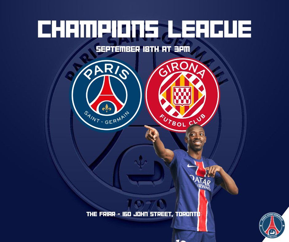 Champions League: PSG Vs Girona FC