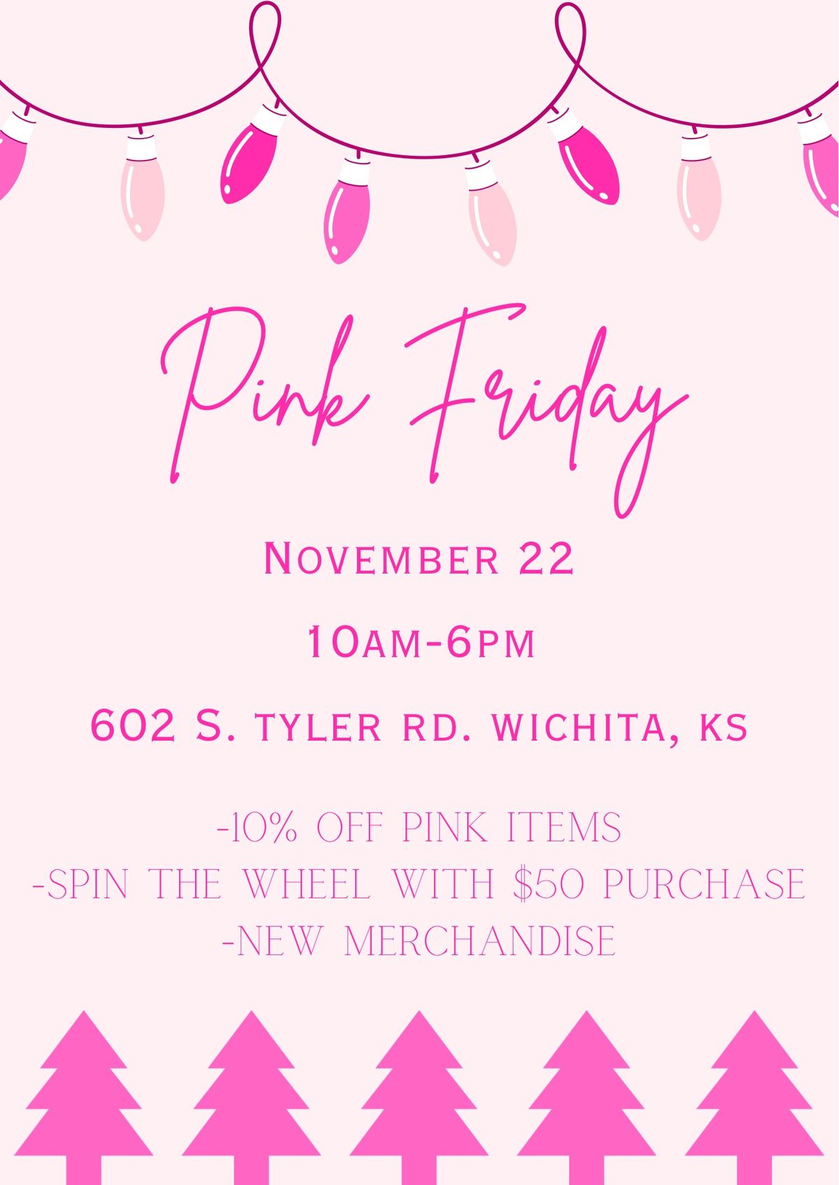 PINK Friday @ K Lane\u2019s & Co. \ud83d\udc97\u2728\ud83c\udf84