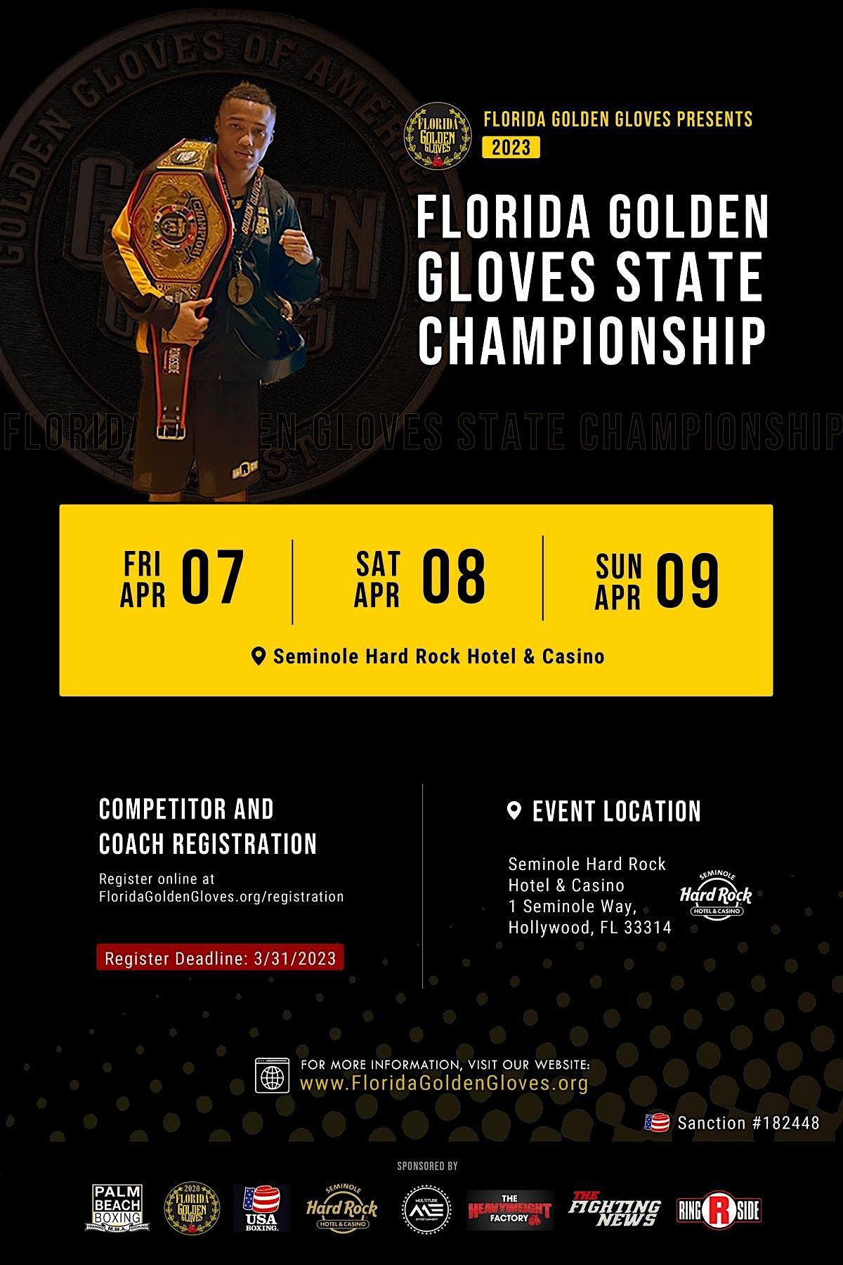 2023 Florida Golden Gloves State Championship, Seminole Hard Rock Hotel