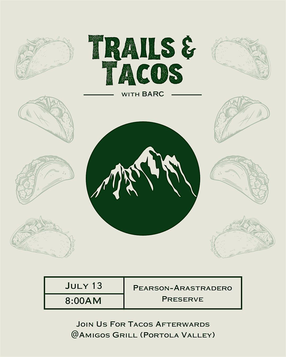 BARC Trails & Tacos: Pearson-Arastradero Preserve