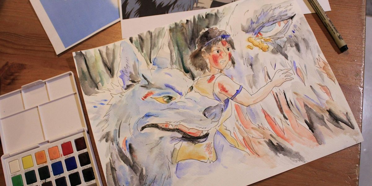 A Studio Ghibli Painting Workshop