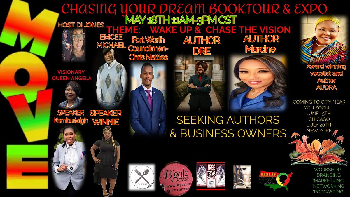 AAALAC-CHASING YOUR DREAM BOOK TOUR & EXPO