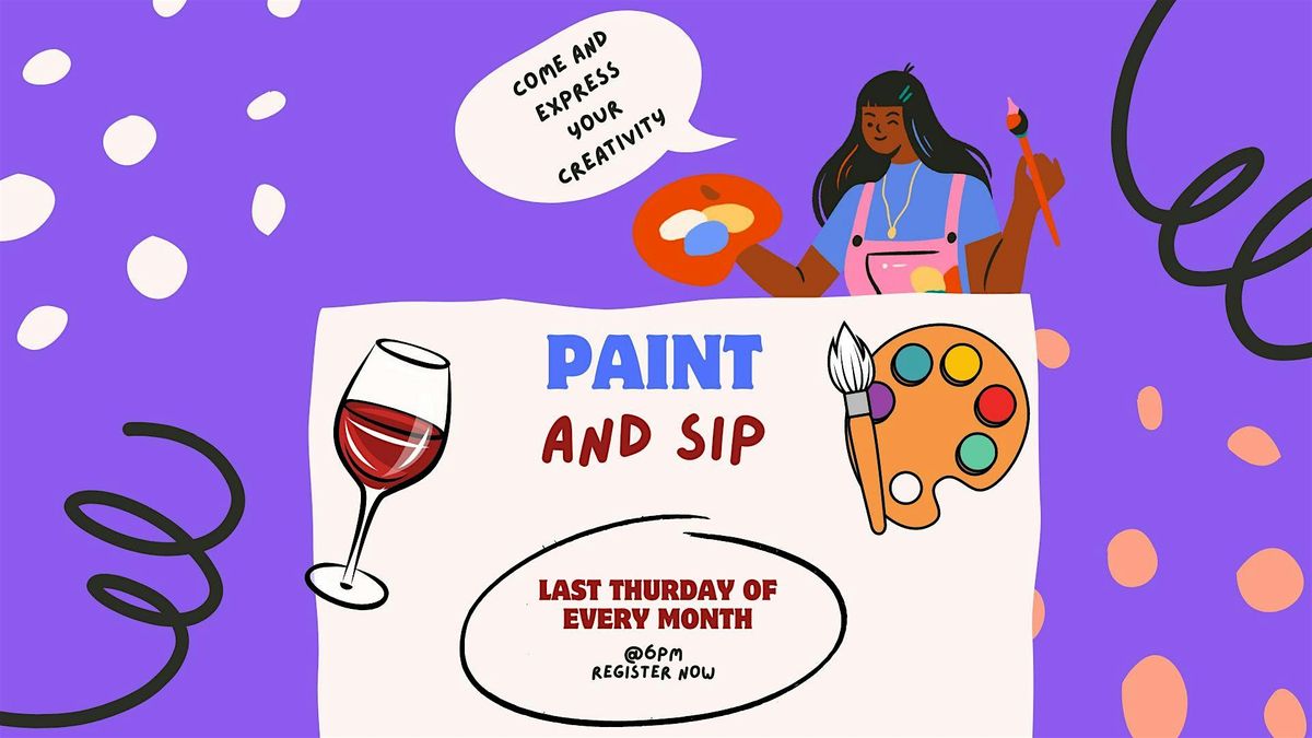 Paint and Wine Sip