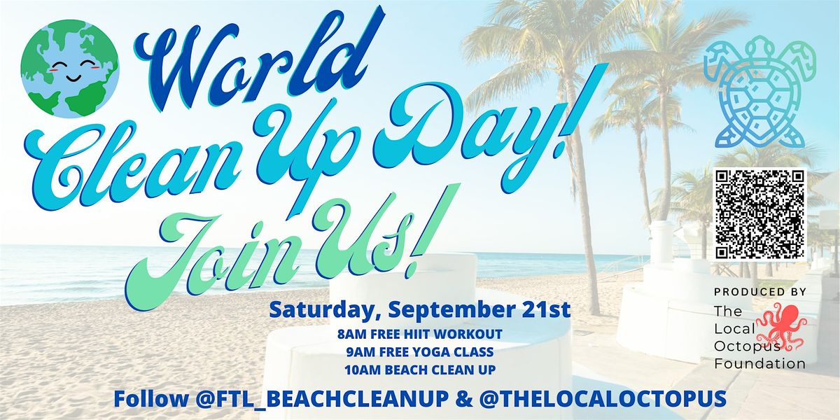 World Clean Up Day! September Beach Clean Up at B Ocean Resort