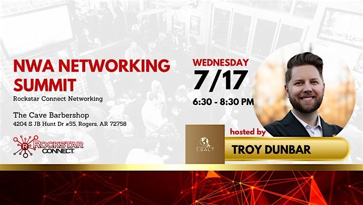 Free NWA Networking Summit Rockstar Connect Event (July, AR)