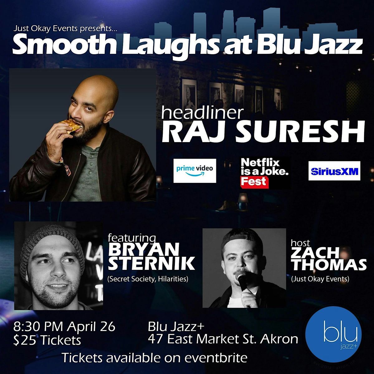 Smooth Laughs at Blu Jazz with Raj Suresh