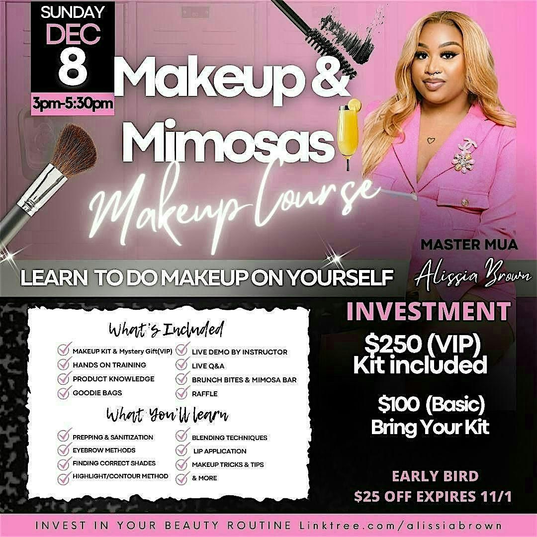 Makeup & Mimosas Soft Glam Class