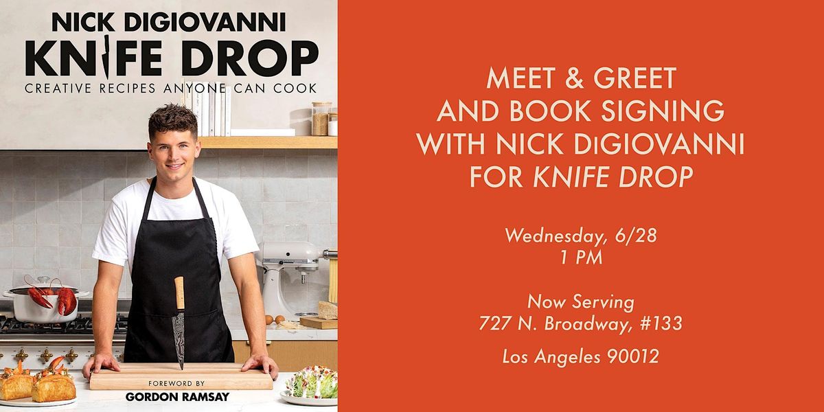 Nick DiGiovanni- Knife Drop (Ferry Building Ticketed Event)