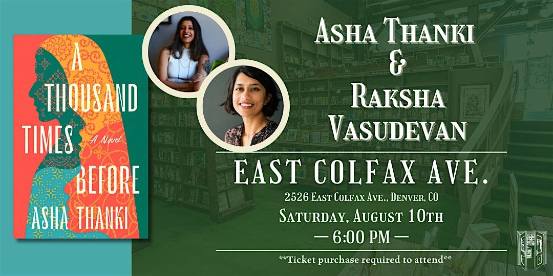 Asha Thanki with Raksha Vasudevan Live at Tattered Cover Colfax