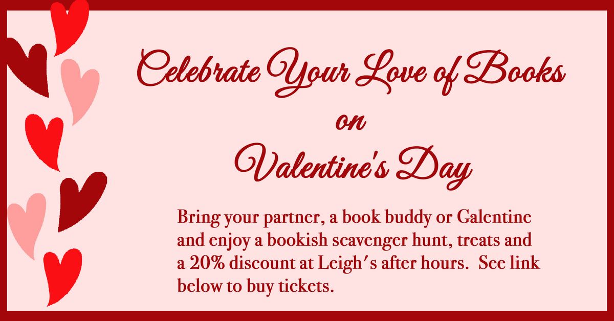 Celebrate Your Love of Books On Valentines Day