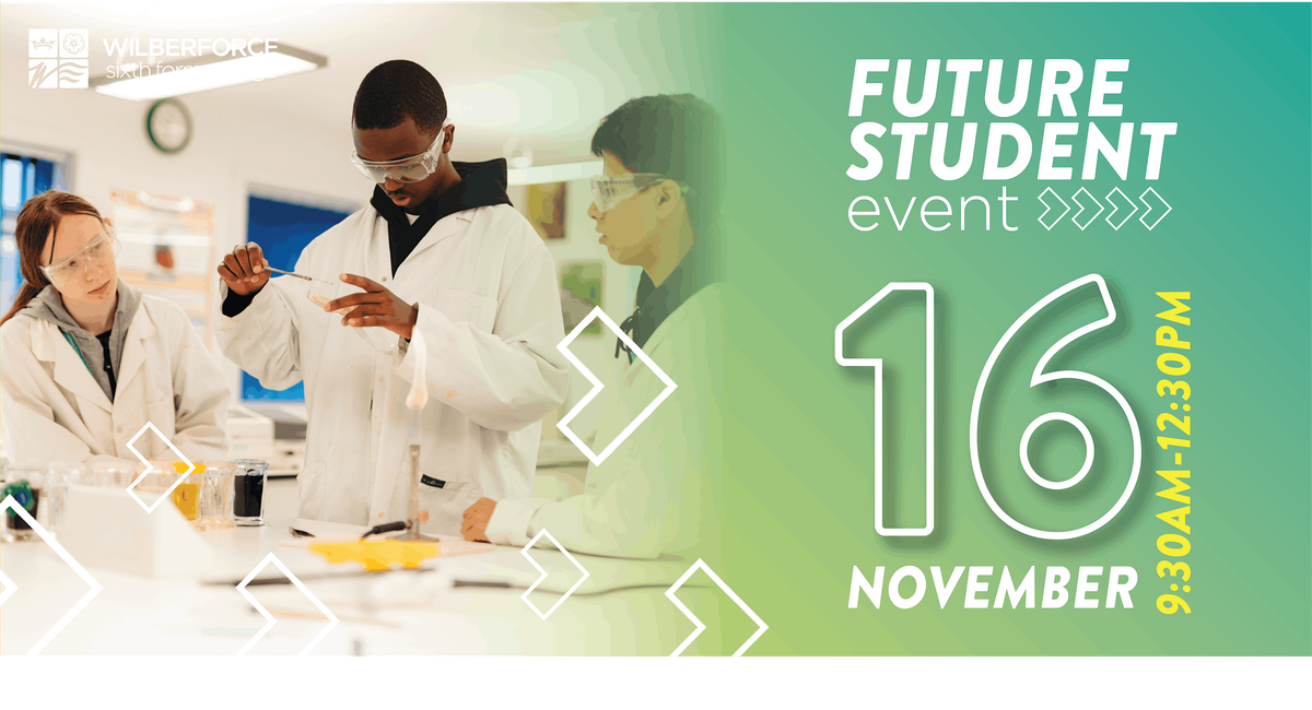 Future Student Event: Saturday 16 November 2024