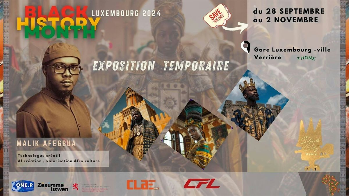 Malik Afegbua  : Exposition BHM Luxembourg