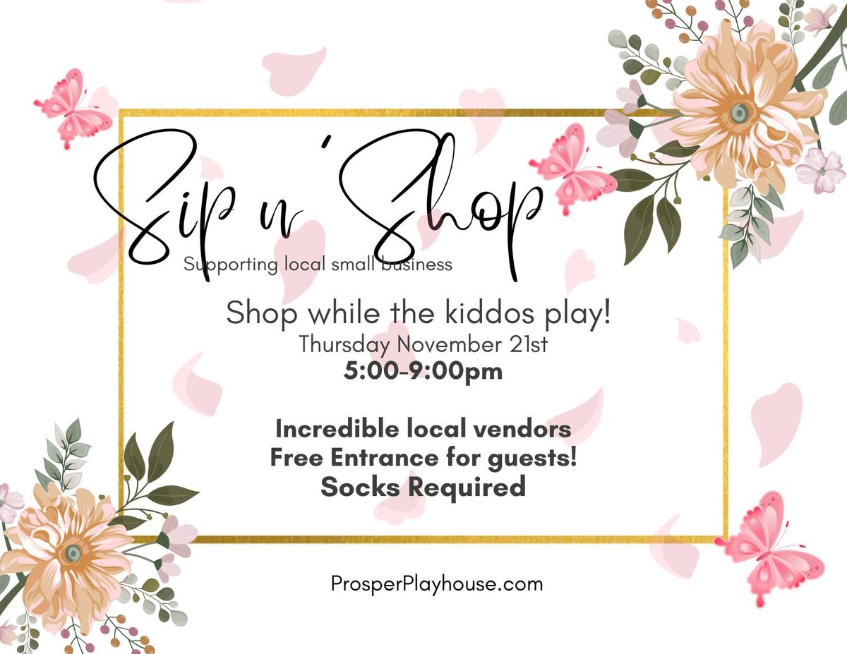 November Sip and Shop