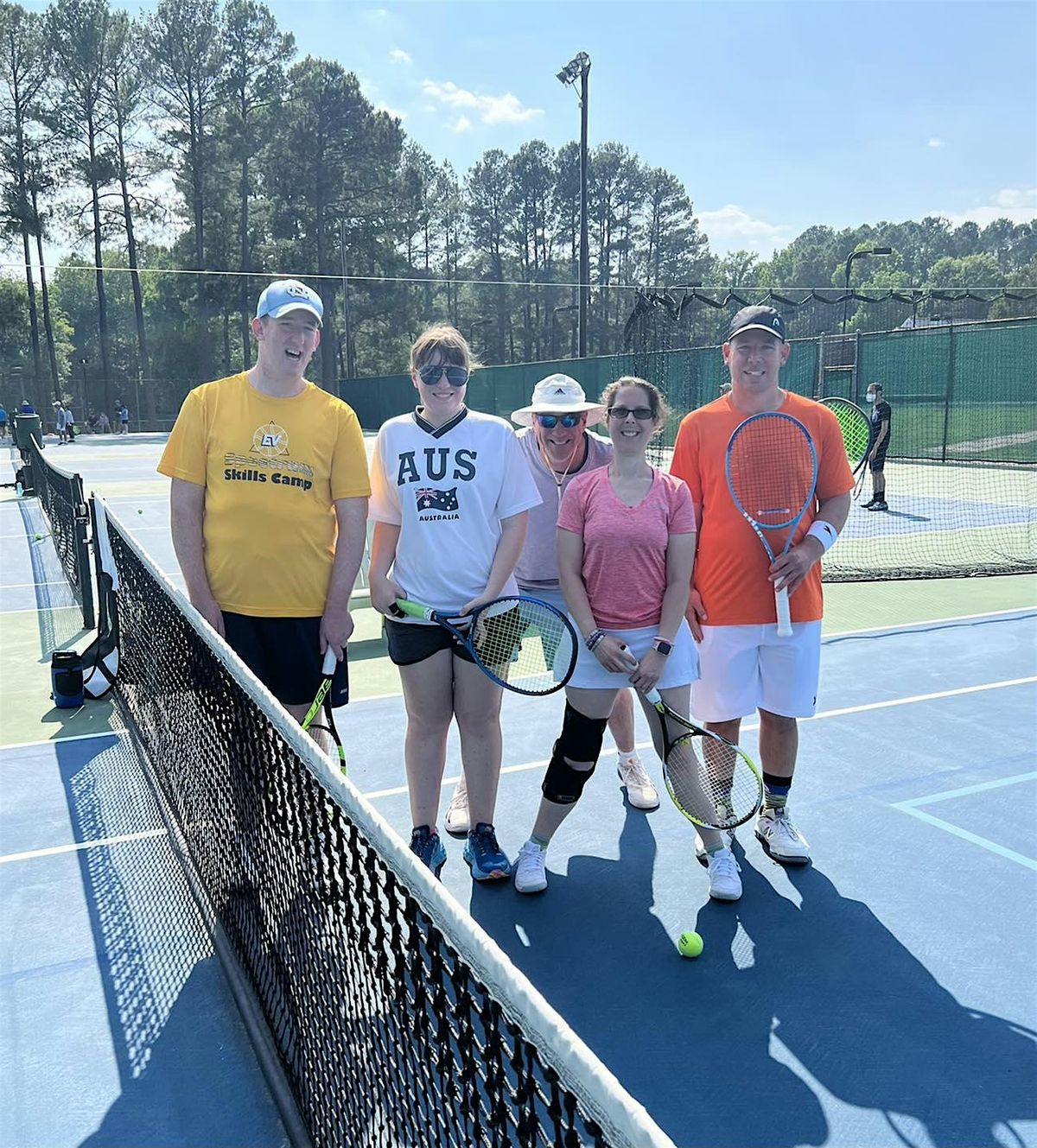 Abilities Tennis Summer Clinics in Chapel Hill - Athletes and Volunteers