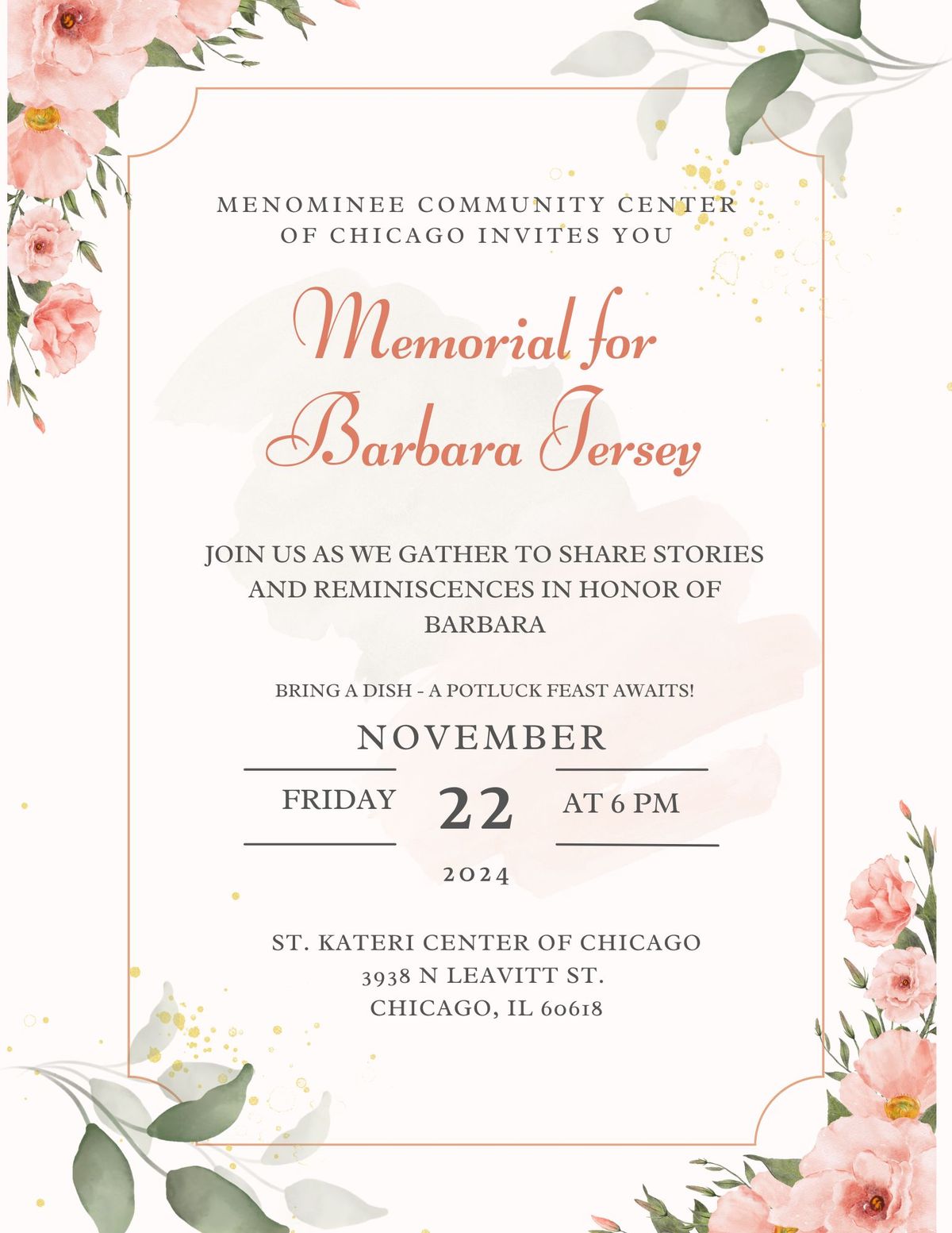 Barbara Jersey Memorial