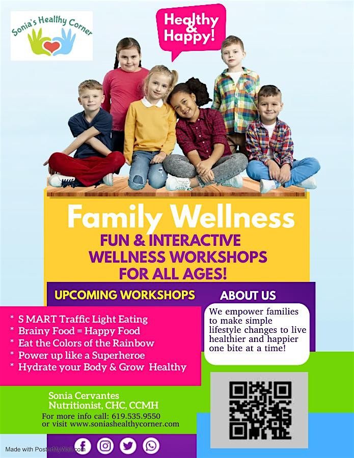 POWER UP like a SUPERHERO with Healthy Food! Workshop for families