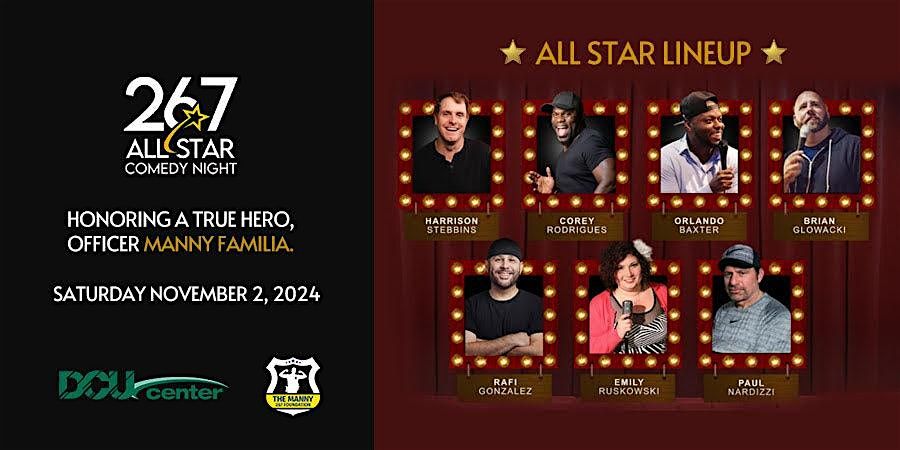 267 All Star Comedy Night to benefit the 267 Foundation