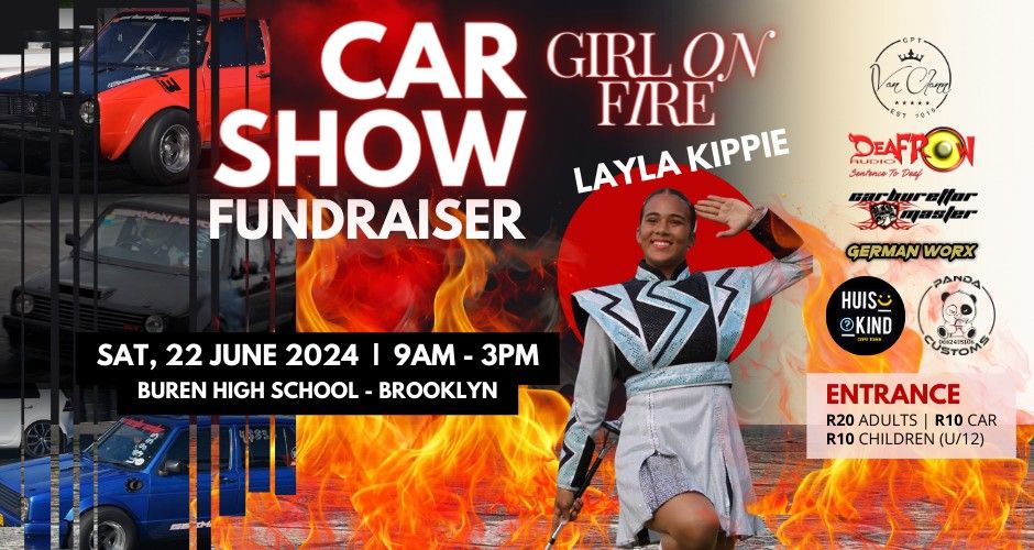 Girl on Fire Car Show