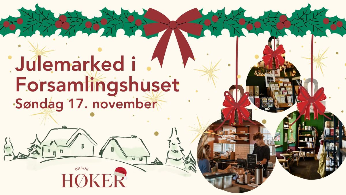 Julemarked i Forsamlingshuset 