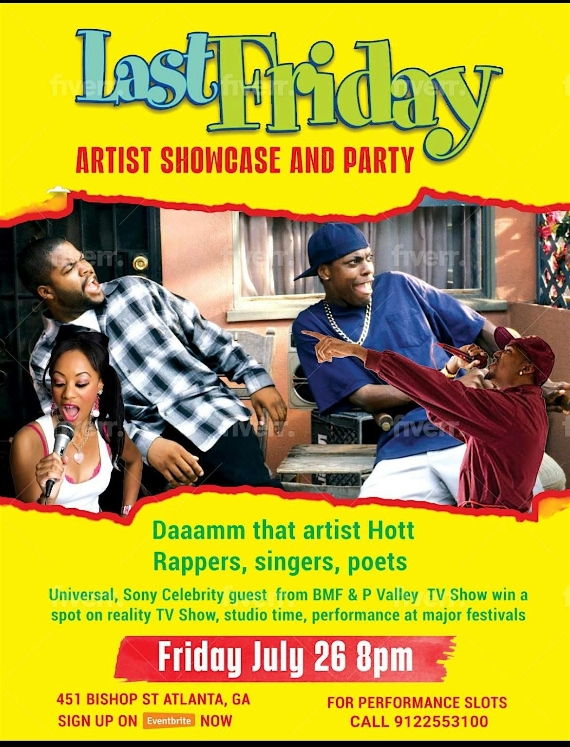 LAST FRIDAY ARTIST SHOWCASE AND PARTY