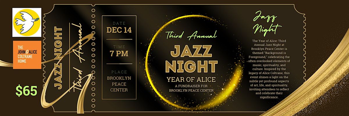 Third Annual Jazz Night: Year of Alice