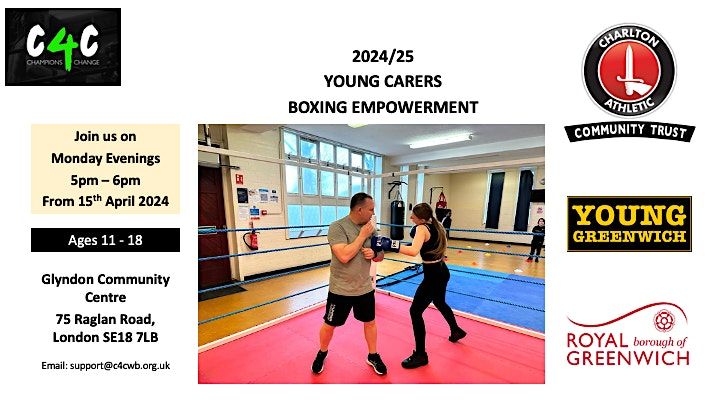 FREE - 2024\/25 Young Carers Boxing Empowerment