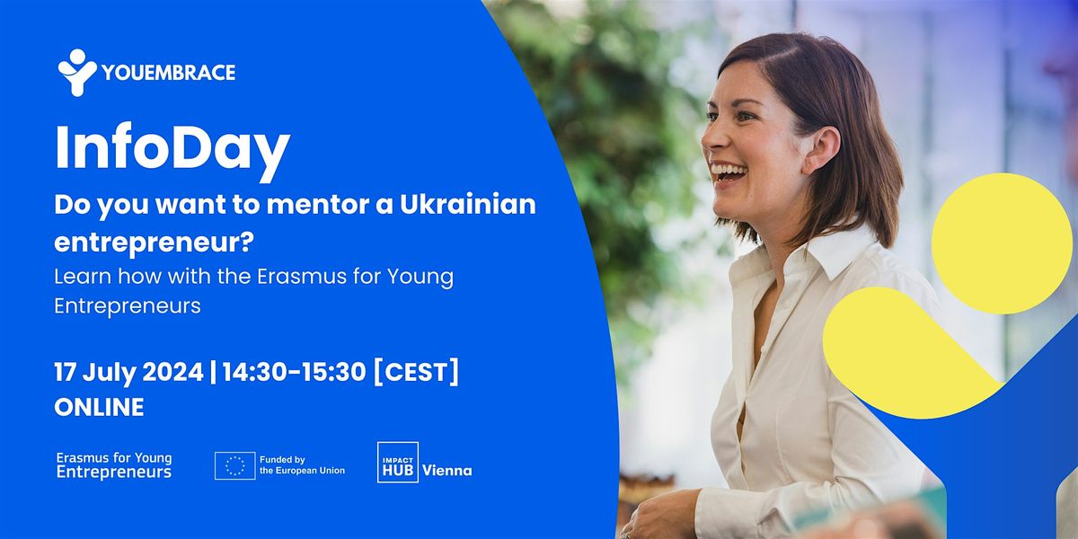 Info Day - Become a Mentor and support a young Ukrainian entrepreneur!