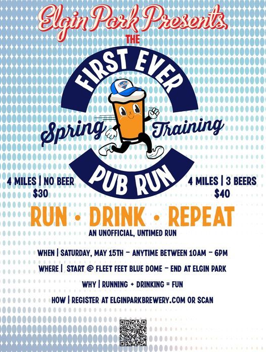 Elgin Park Spring Training Pub Run