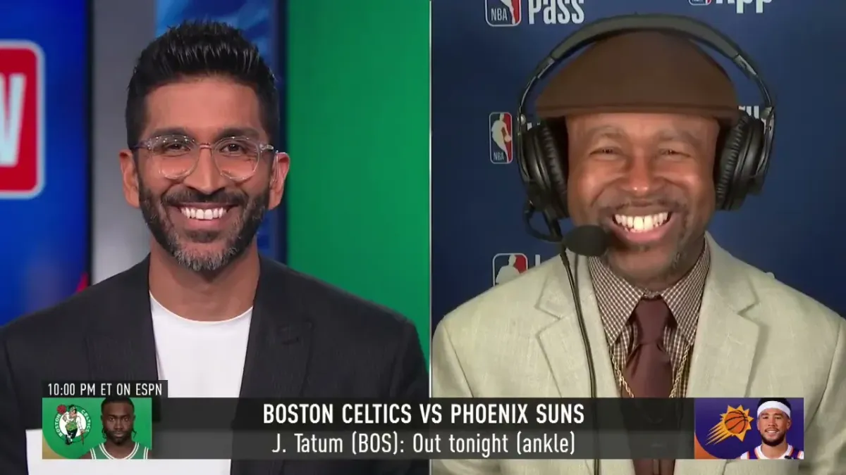 Parking Boston Celtics at Phoenix Suns